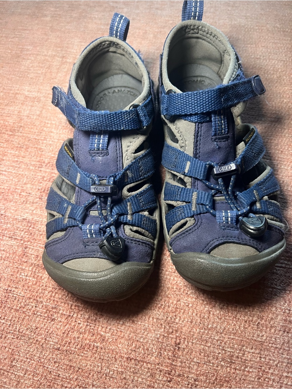 Keen Kids Blue Outdoor water Sport Sandals Closed Toe Shoes Size 10.5-11 toddler - Picture 2 of 7